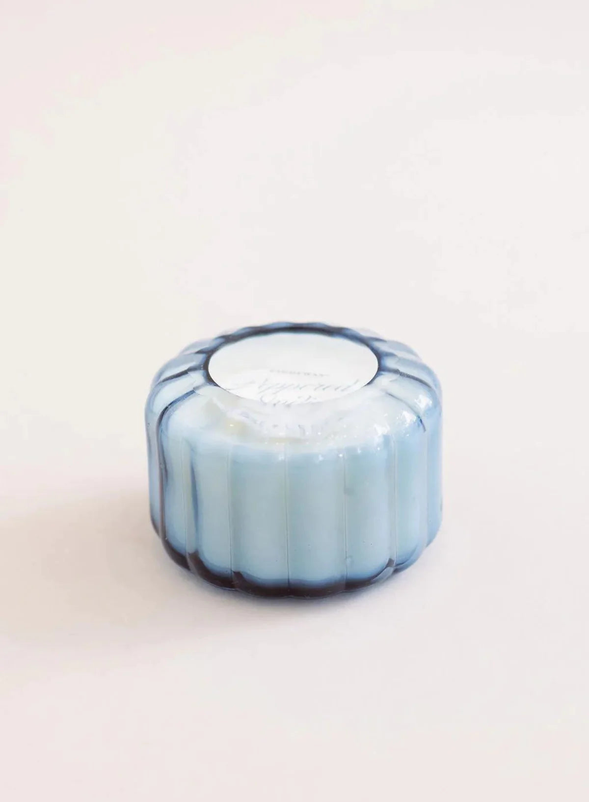 Ripple Glass - Peppered Indigo Candle