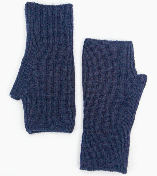 Navy Blue Wrist Warmers