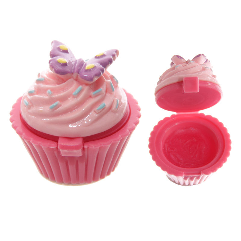 Bálsamos labiales variados con forma de cupcakes