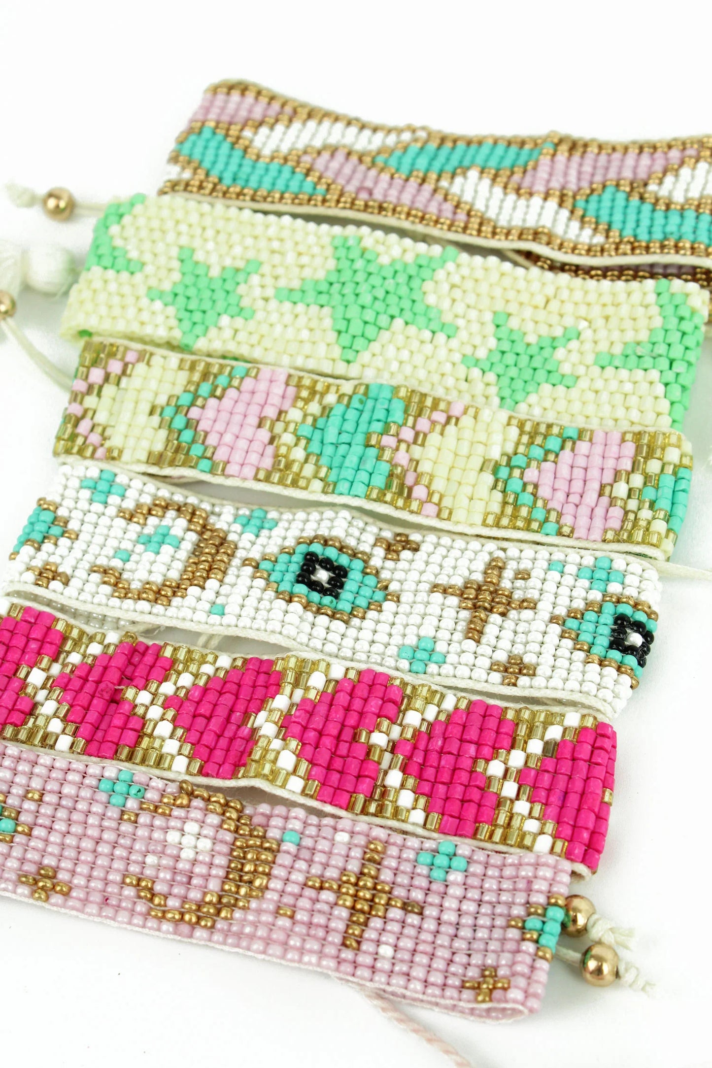 Beaded Bracelets - Summer
