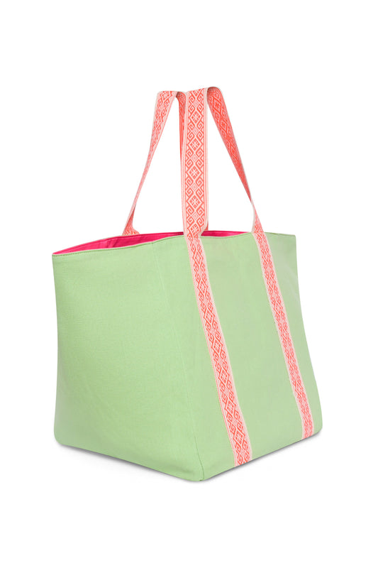 Light Green Beach Bag