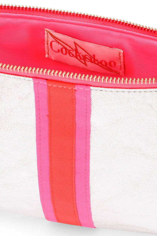 SHEENY SILVER CLUTCH