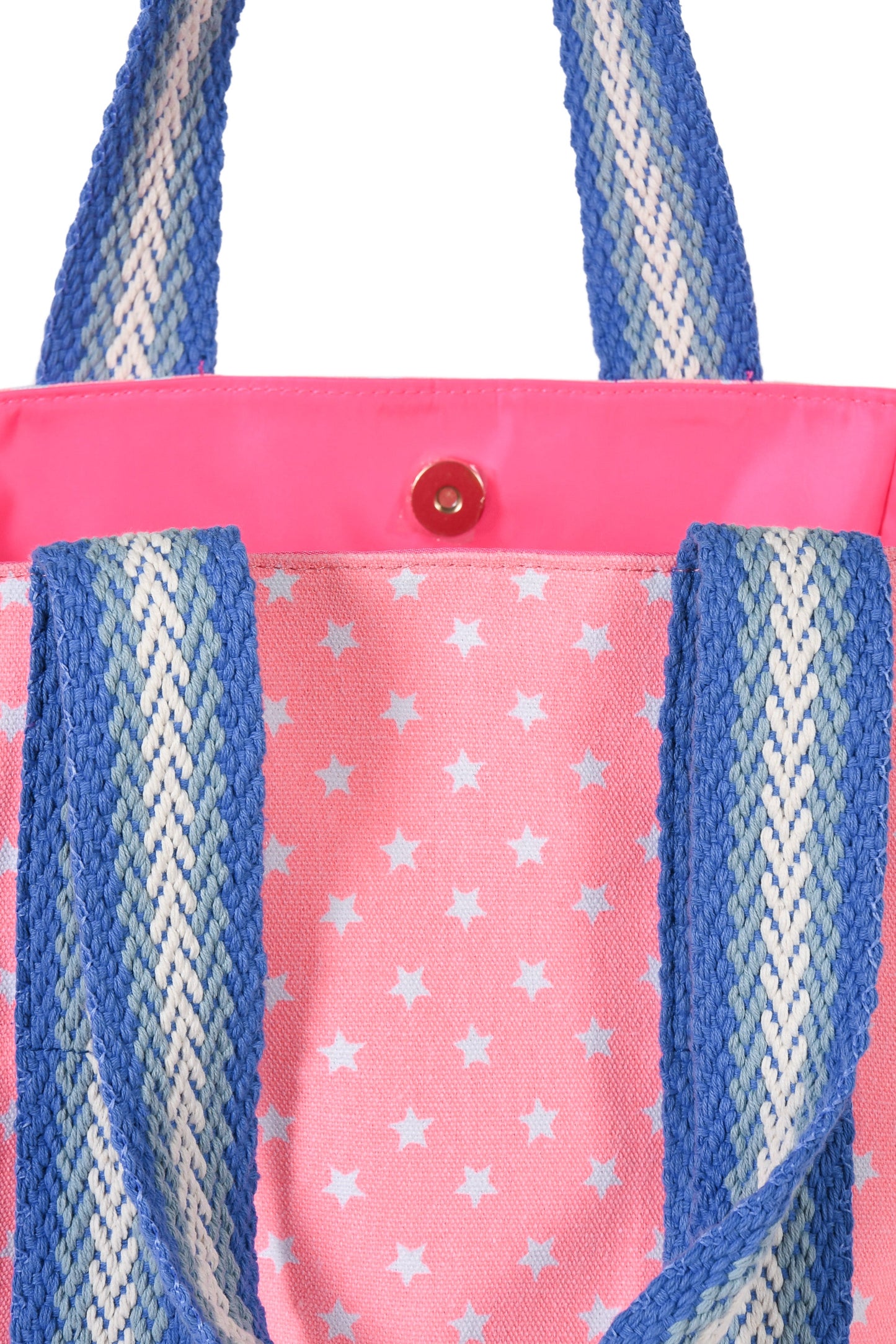 SMALL | KIDS PINK STARRY BEACH BAG