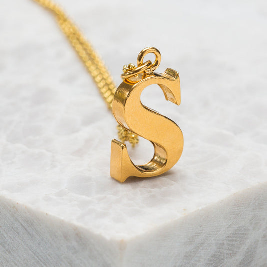 Initial Necklaces - Gold