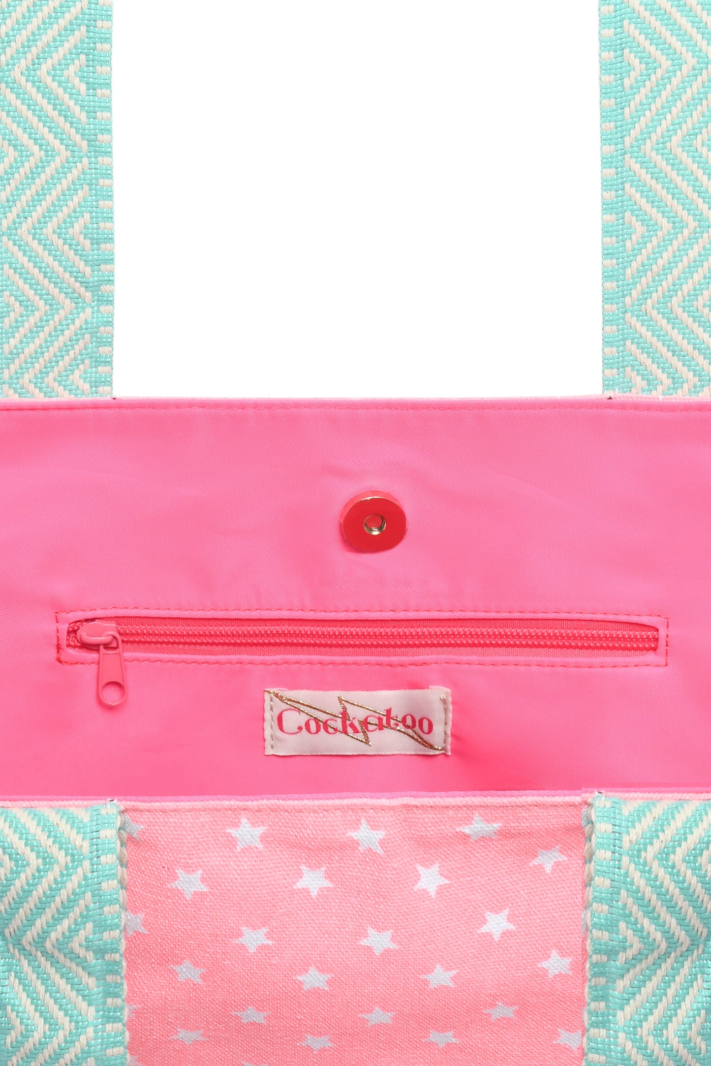 PINK STARRY BEACH BAG