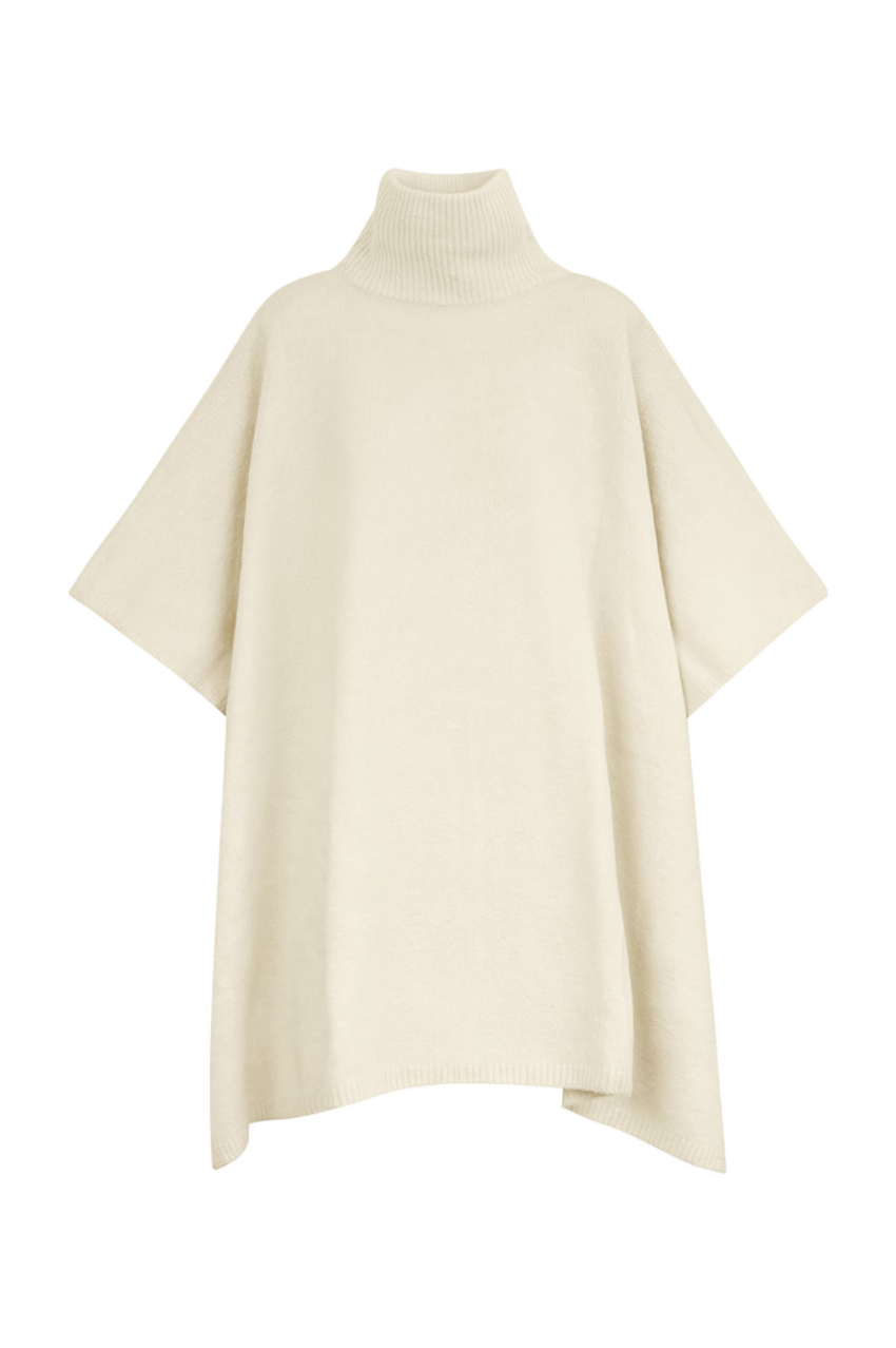 Cream Polo Poncho