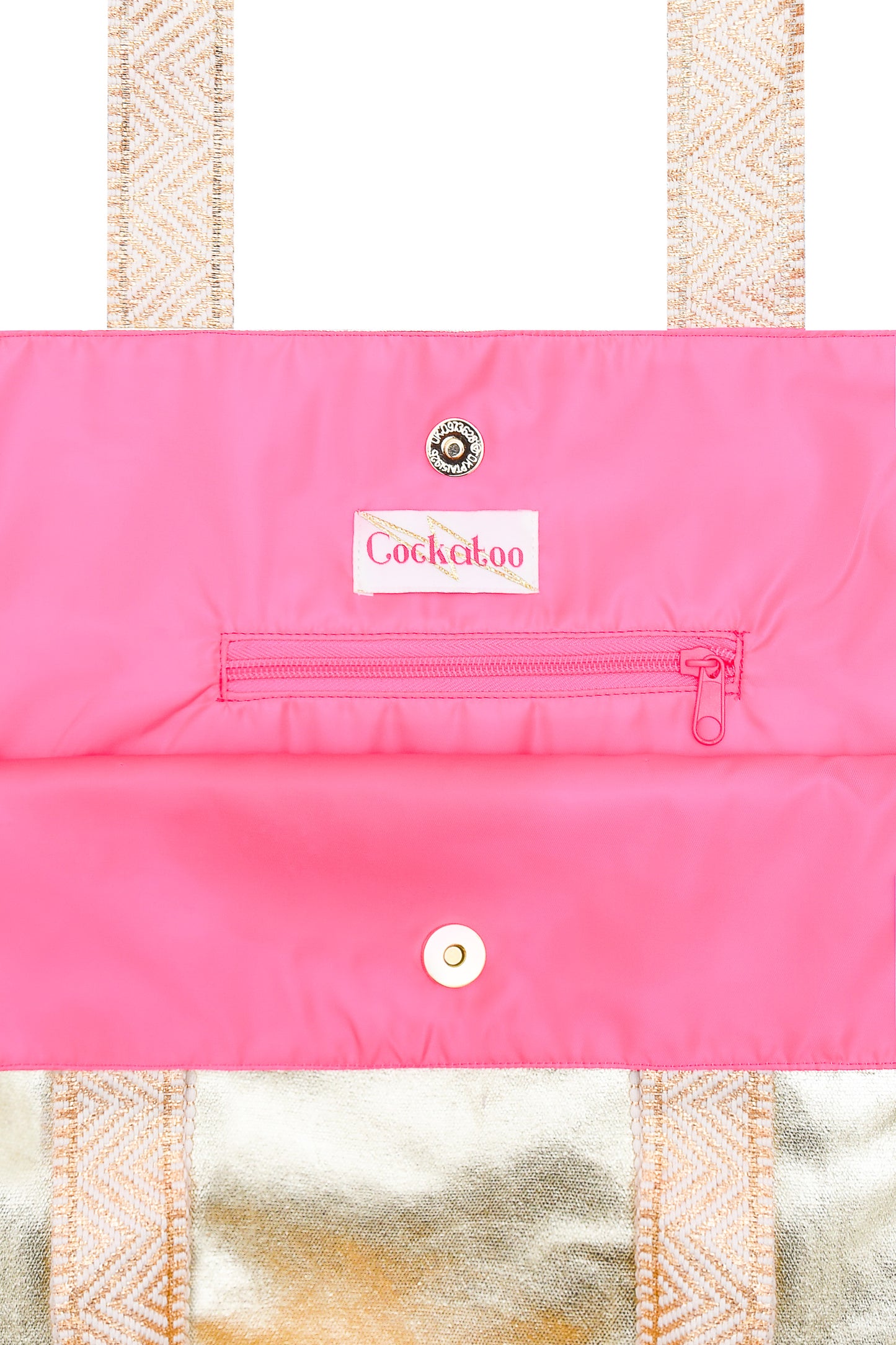 Sheeny Gold Beach Bag