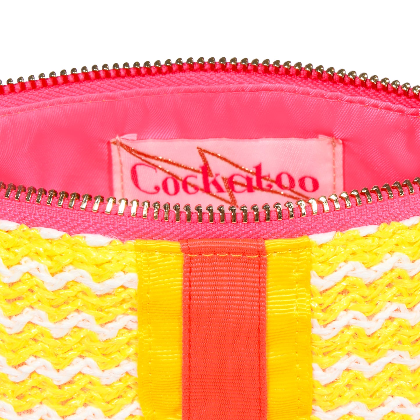 Small Yellow Wiggle Weave Bag