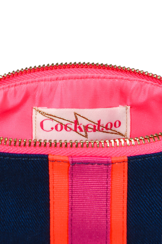 Small Navy Denim Bag