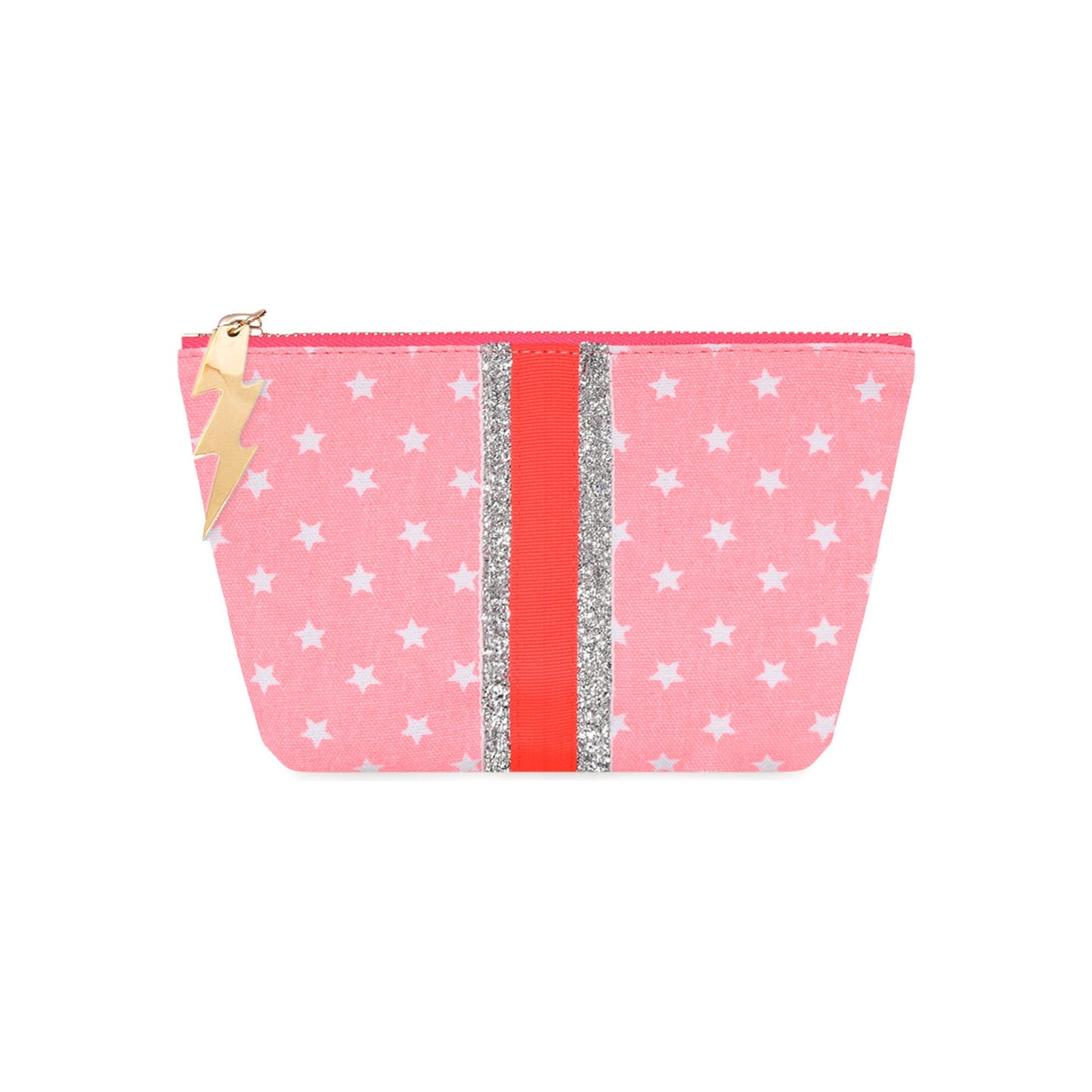 SMALL PINK STAR GLITTER BAG