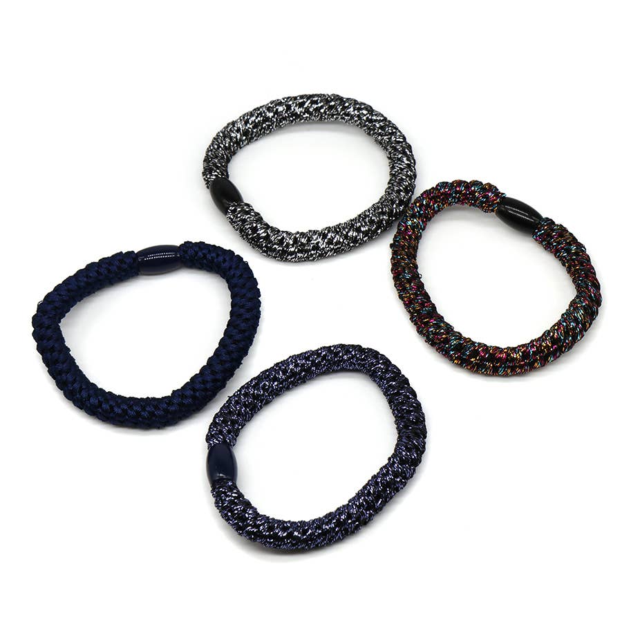 Navy and Metallic Mix Hairband - Single