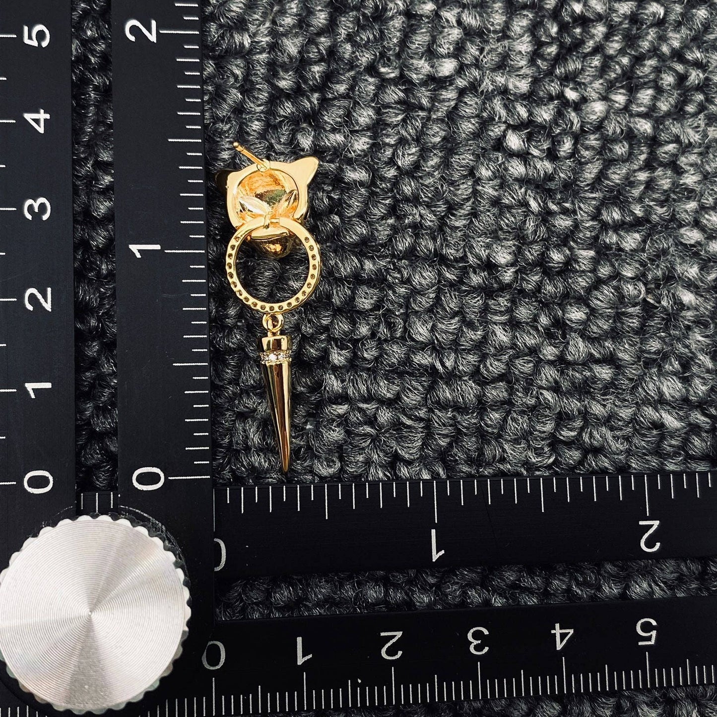 Leopard Head Earrings