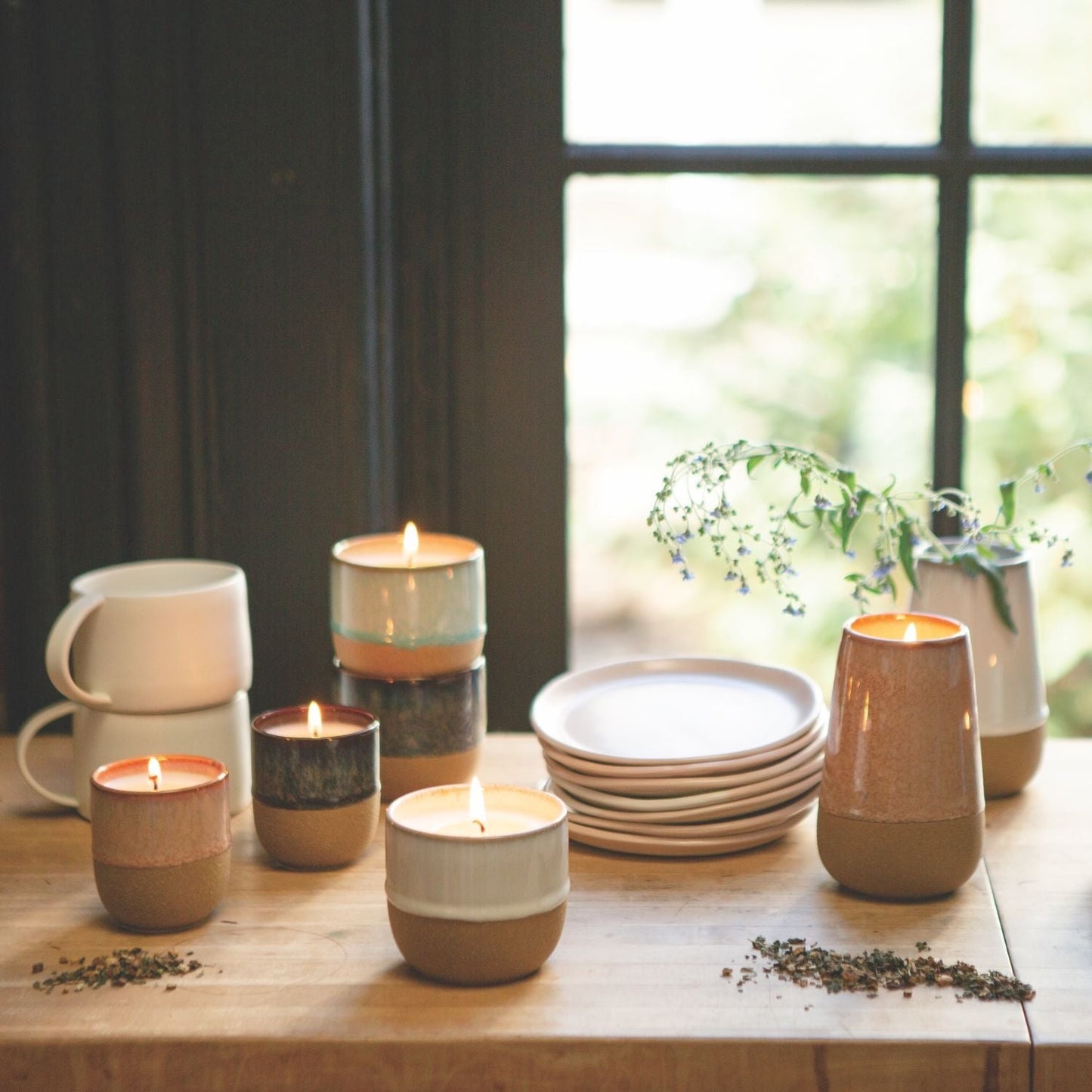 Jasmine and Bamboo Soy Wax Candle