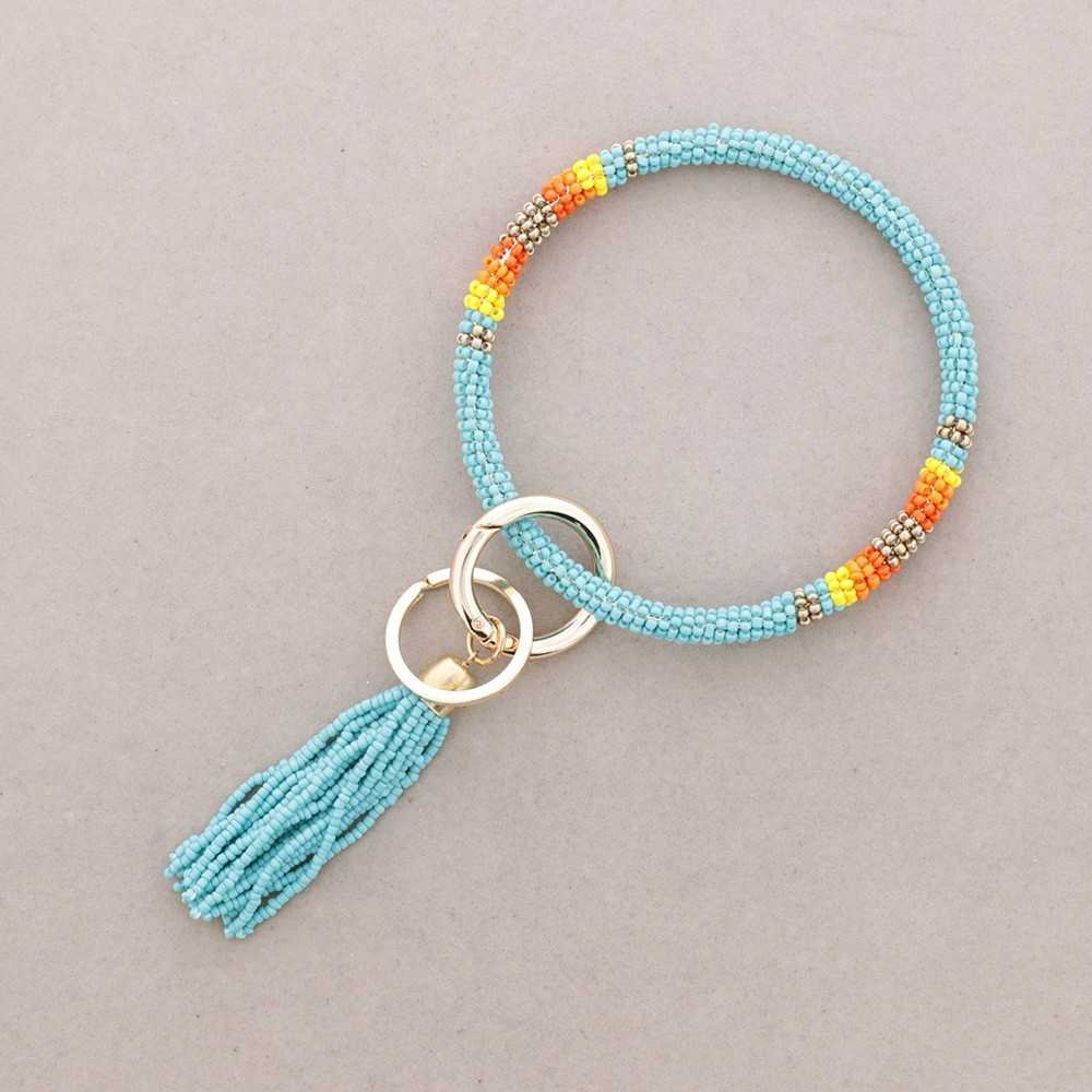 Porte-clés en perles