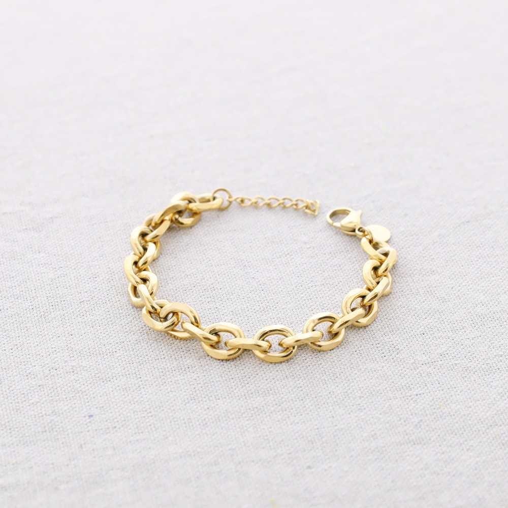 Steel Chain link Bracelet
