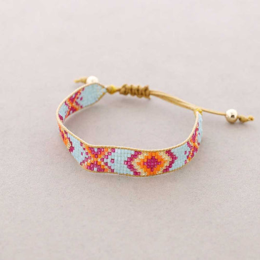 XOX Beaded Bracelet - Turquoise