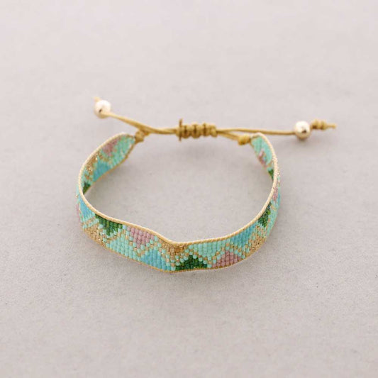 Turquoise  beaded bracelet