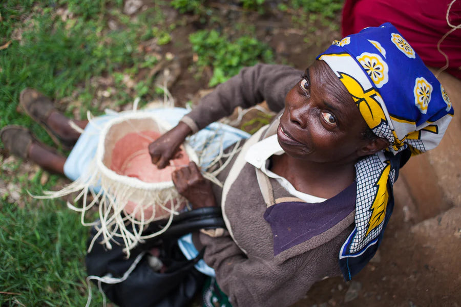 Storage Basket - Medium pink