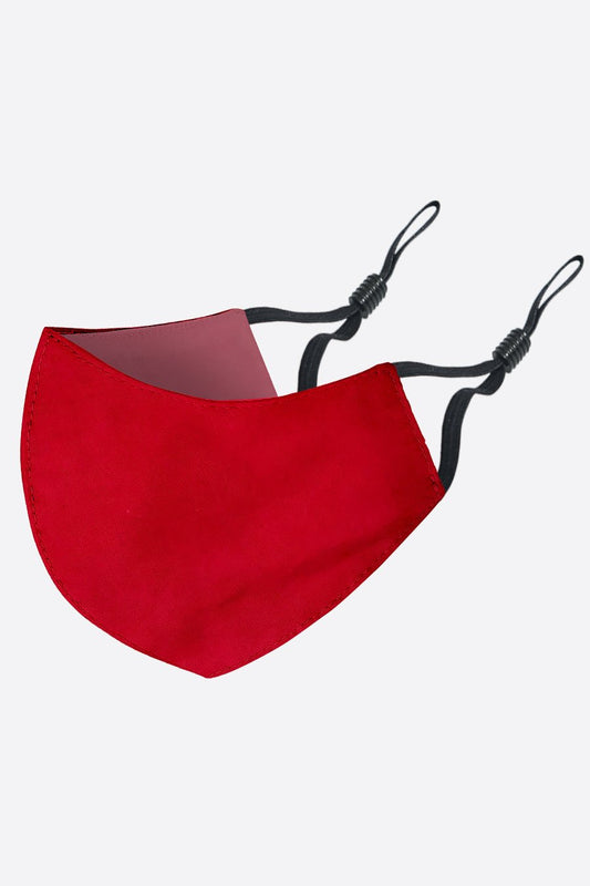 Plain Red Face Mask