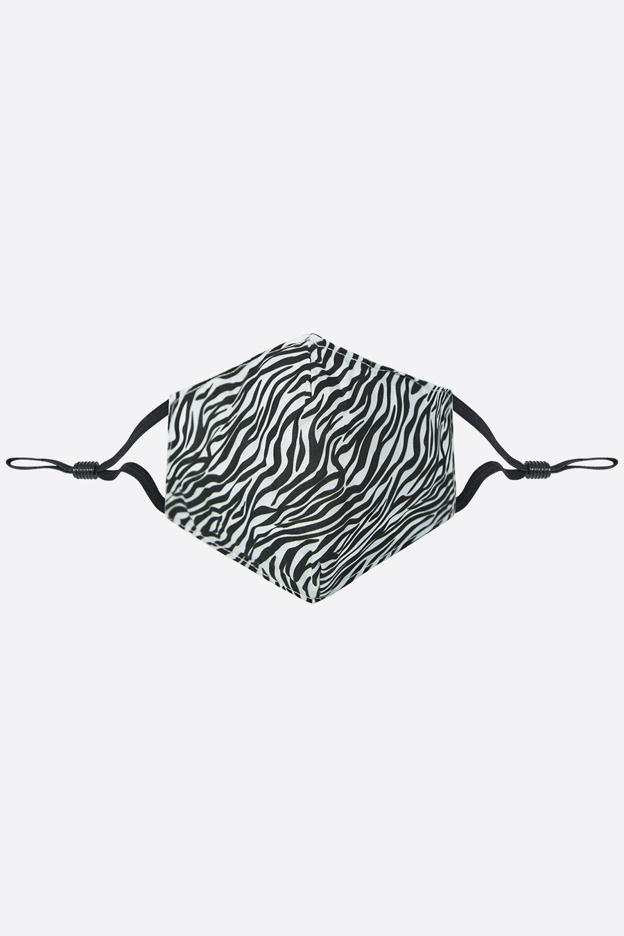 Black and White Zebra Print Face Mask