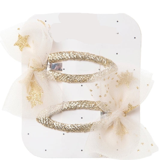 Kids Hair Clips - Tulle Bows