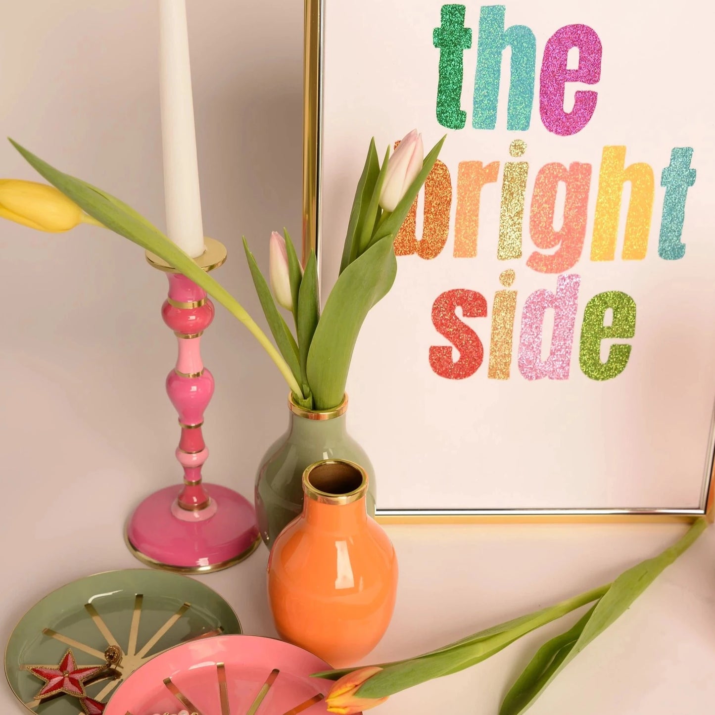 Medium Pink Candlestick