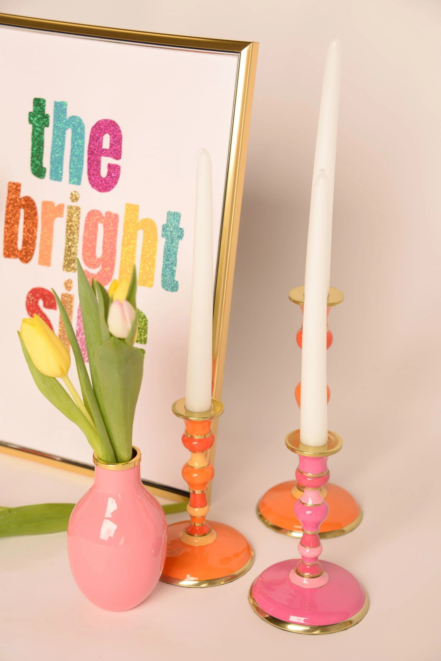 Medium Pink Candlestick