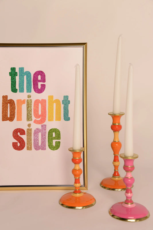 Mini Orange Candlestick