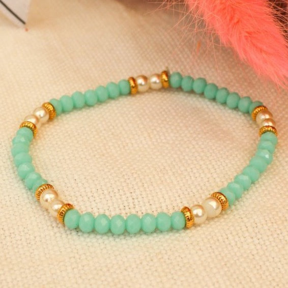 Pearl, Bead and Gold Bracelets