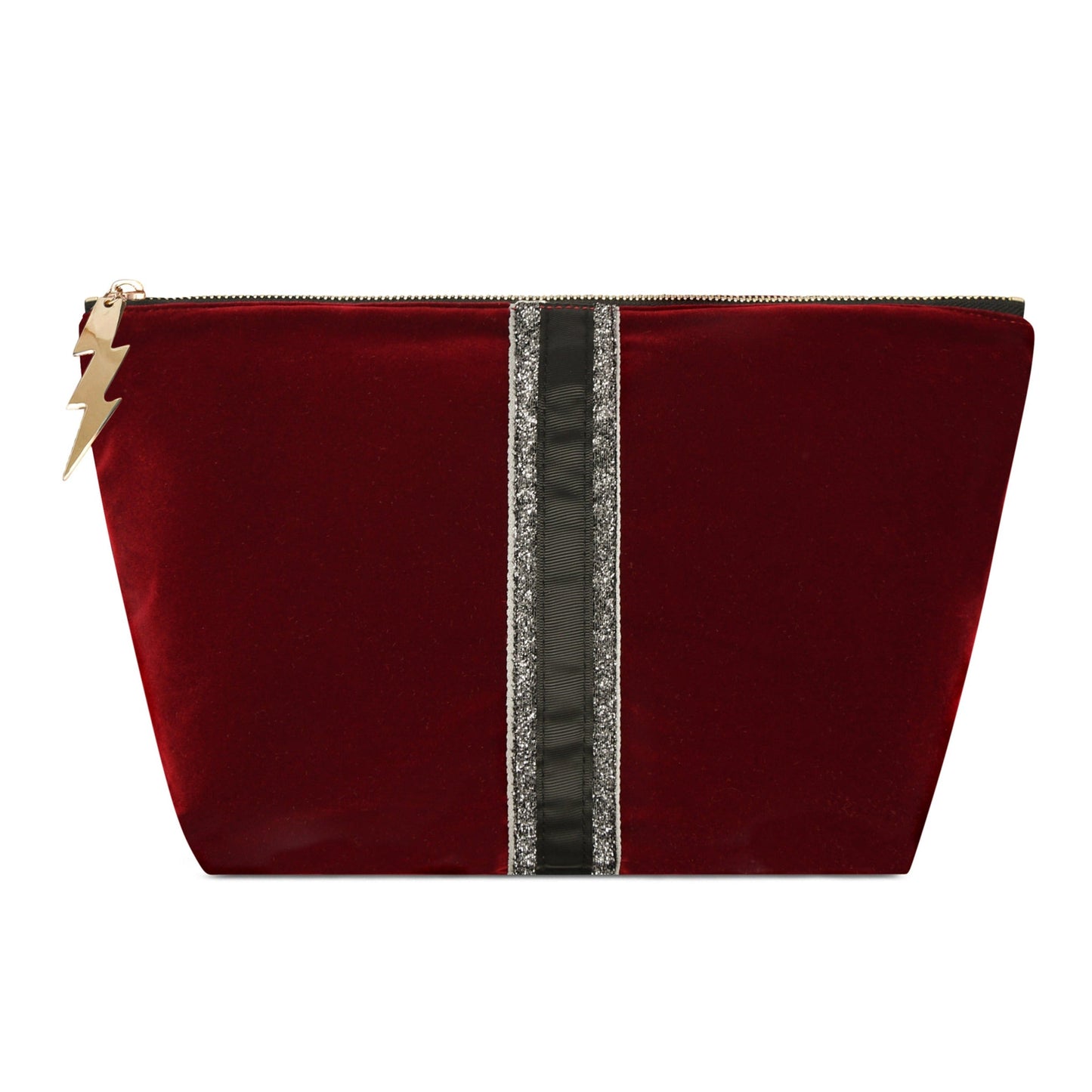 BOLSO GRANDE DE TERCIOPELO BURDEOS