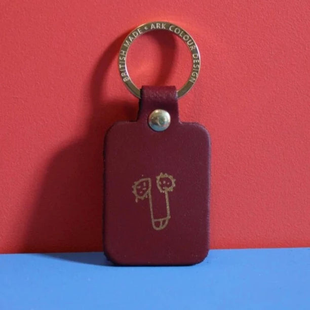 Willy Key Ring - Burgundy