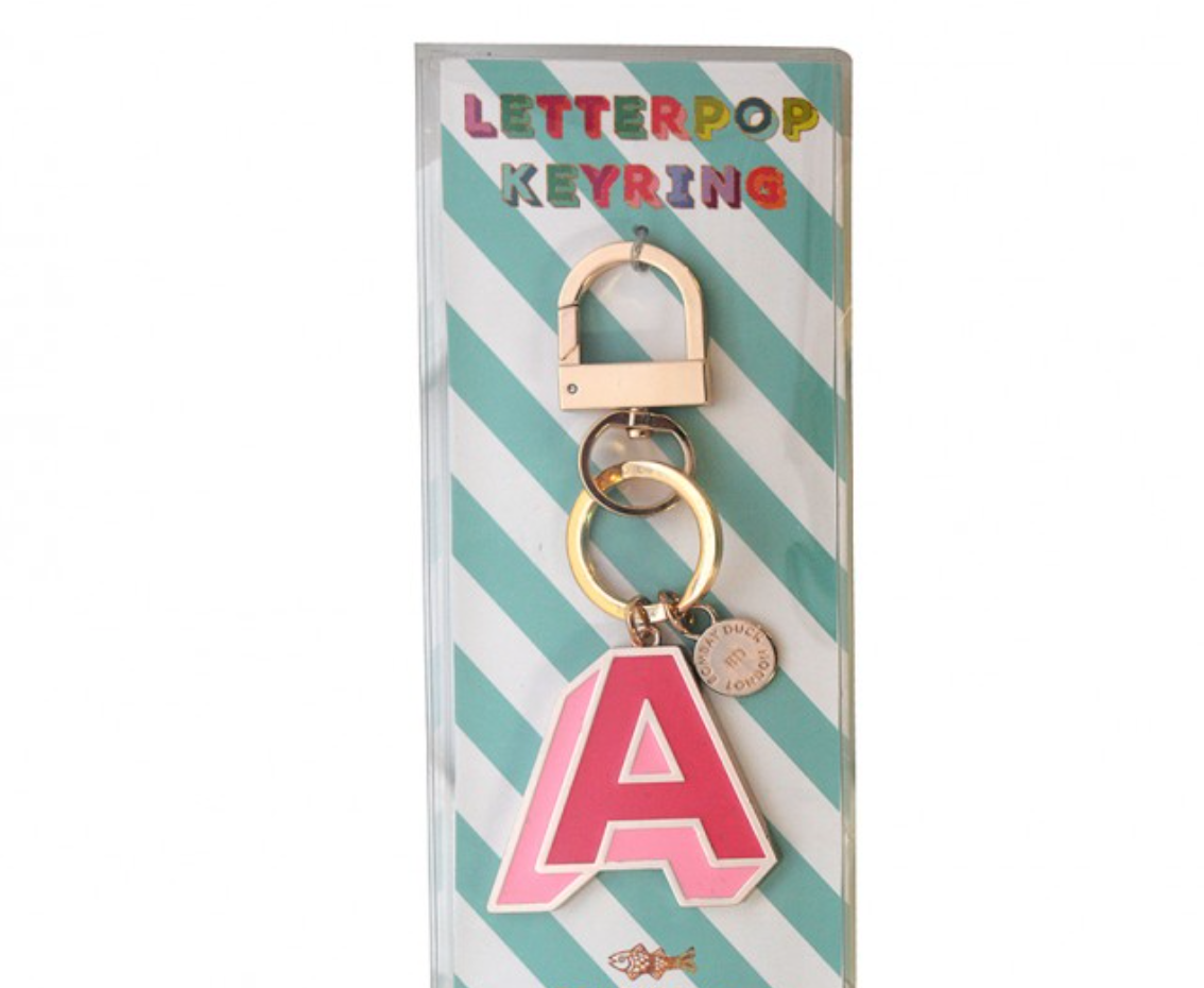 Letter Keyring