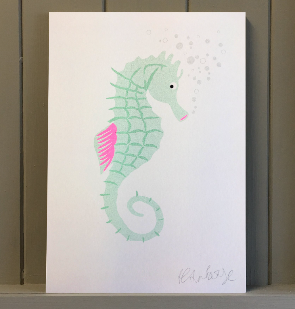 Impression A4 d'un hippocampe