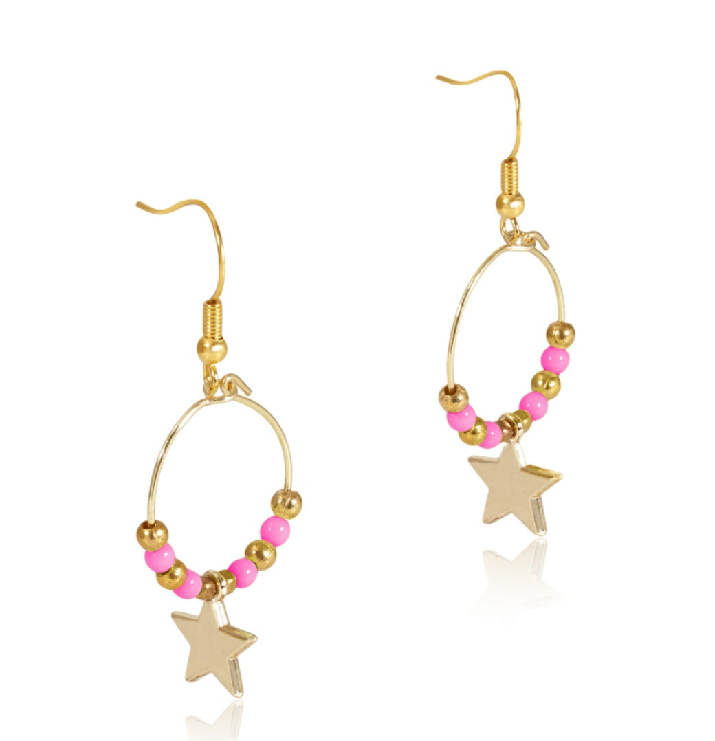 Starlight Express Earrings - Pink