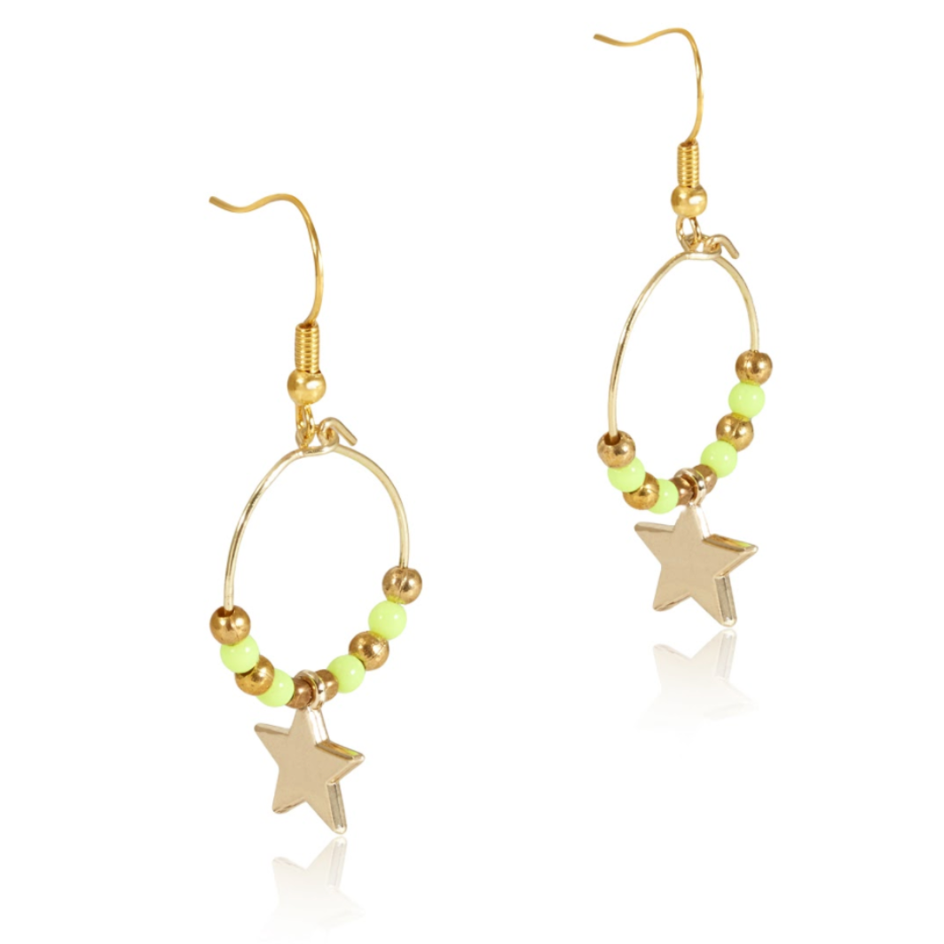 Starlight Express Earrings - Yellow