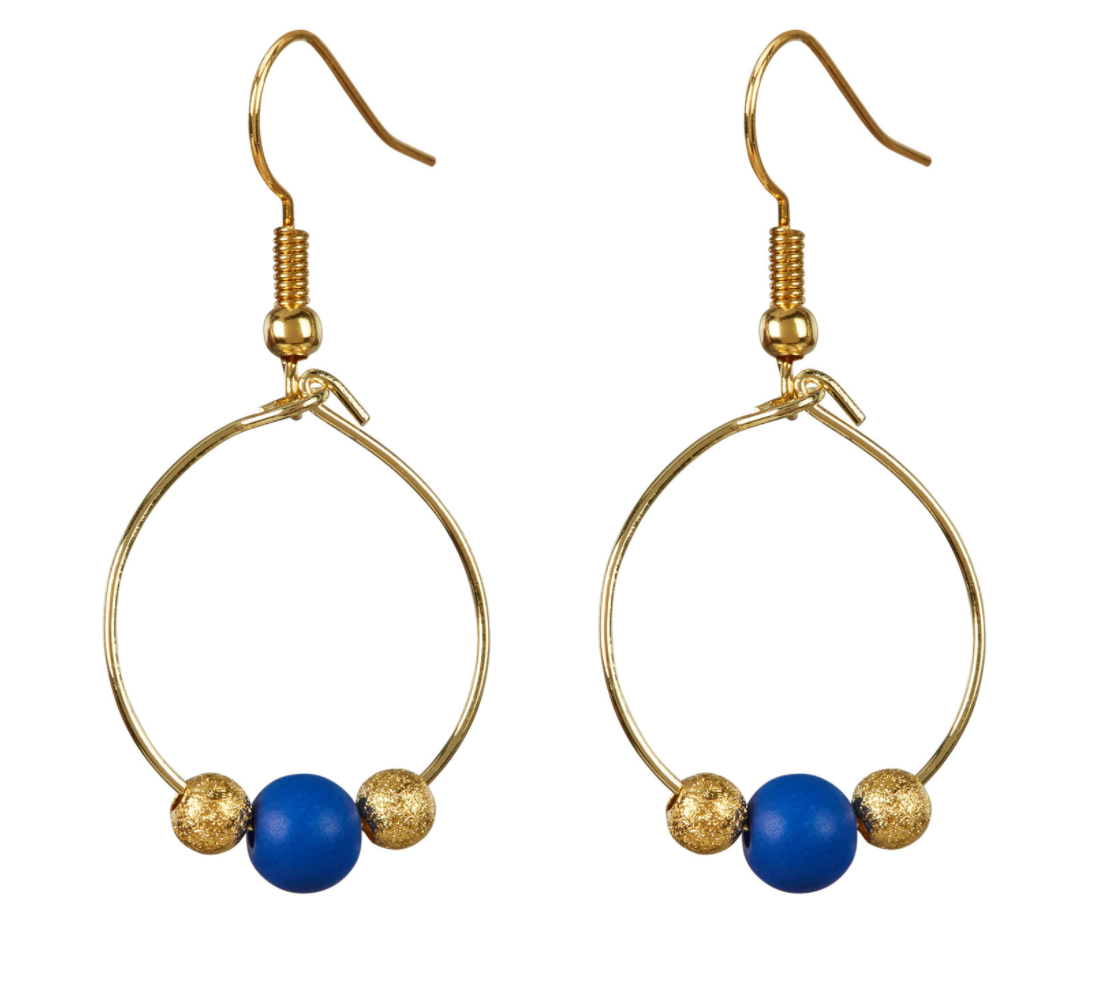 Blue Birdie Earrings