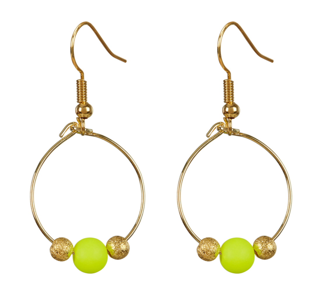 Yellow Birdie Earrings