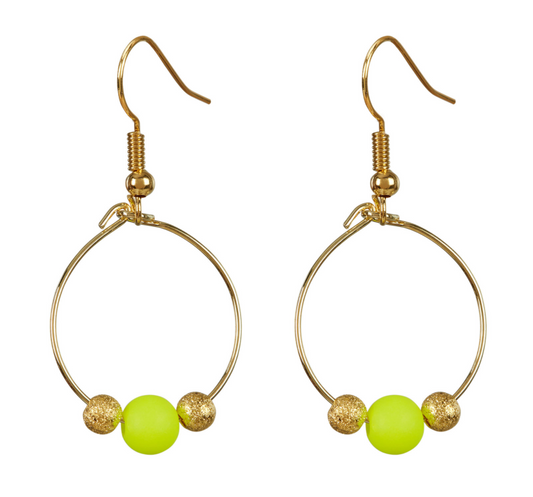 Yellow Birdie Earrings