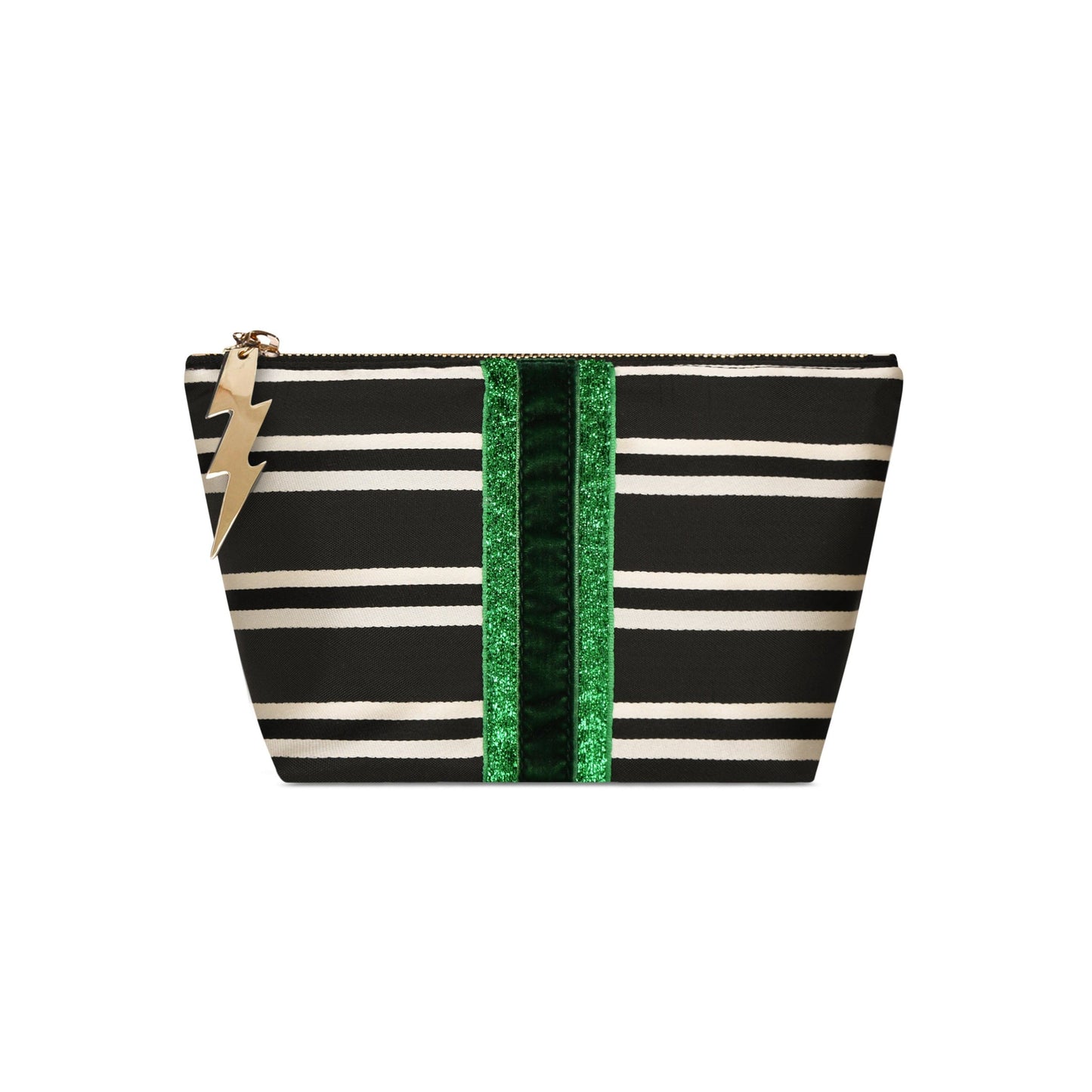 SMALL BLACK AND WHITE STRIPE BAG