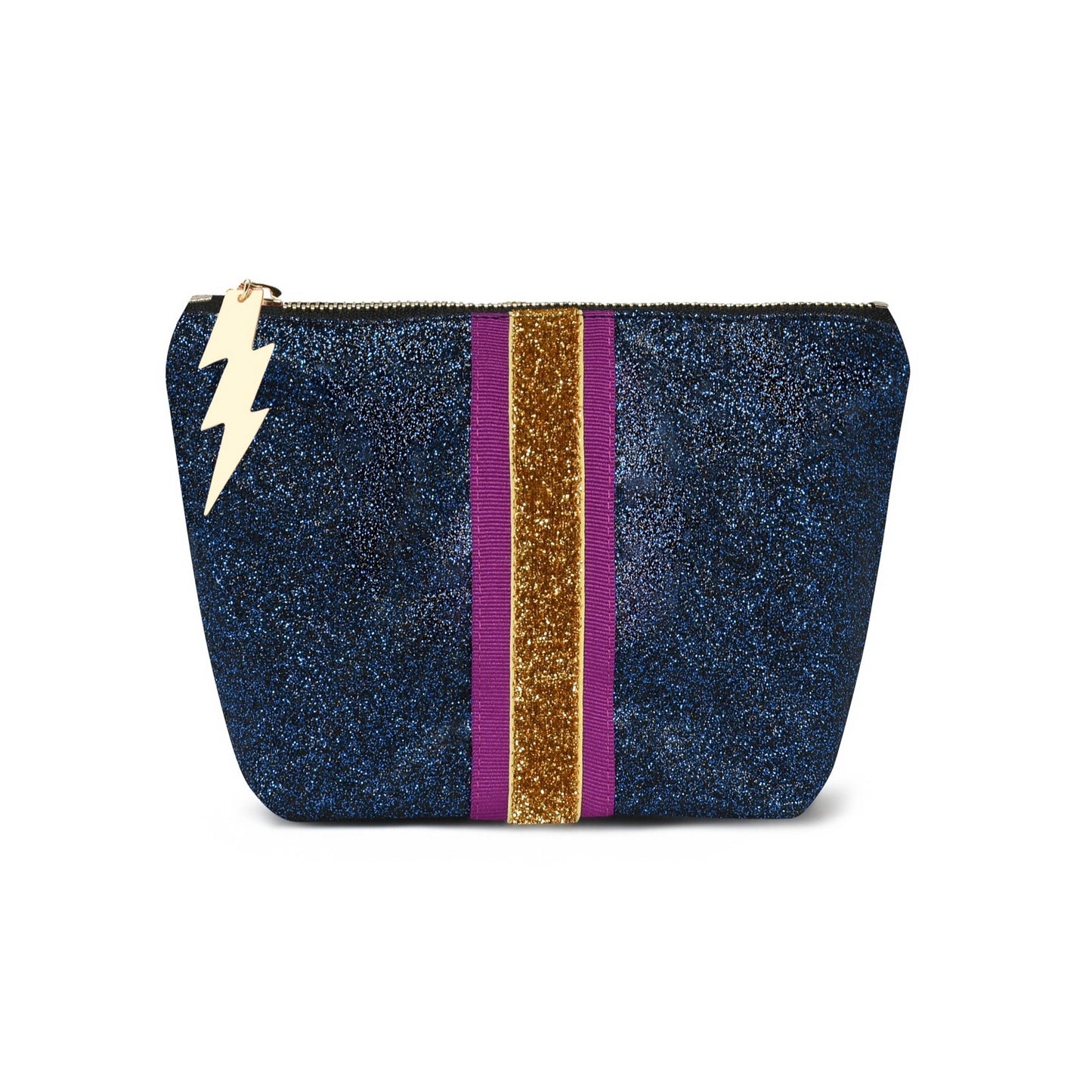 Small Navy Glitter Bag
