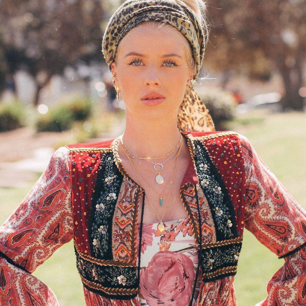 Turquoise Spike Charm