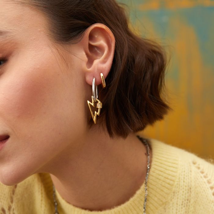 Charm and Clasp - Lightening Bolt