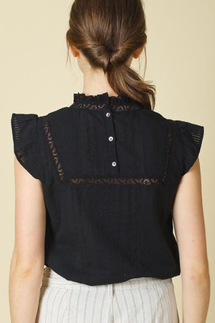 Top Esme negro