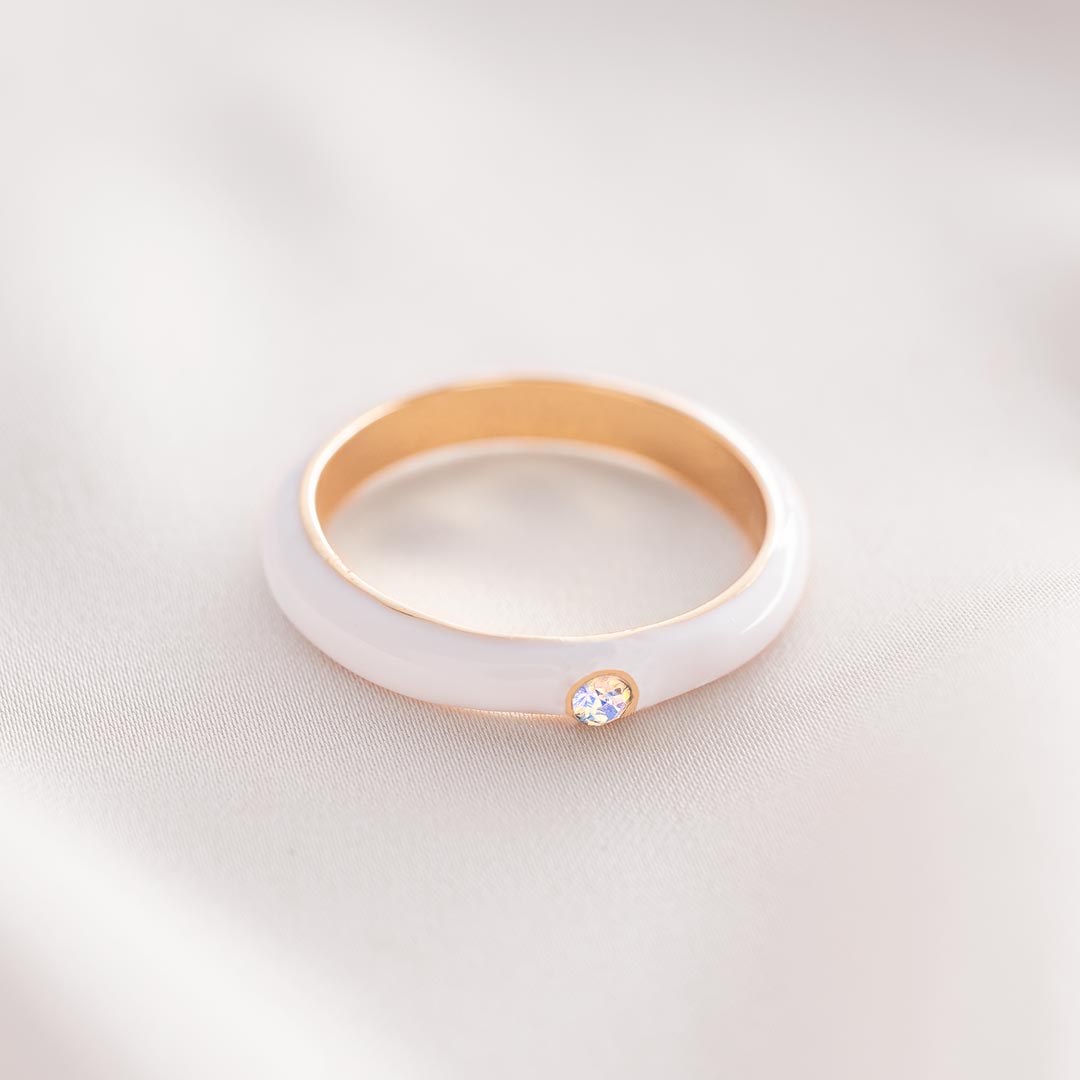 Anillos apilables de esmalte