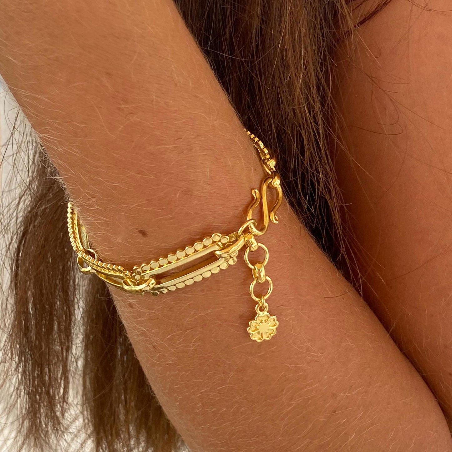 Chunky Oblong chain bracelet