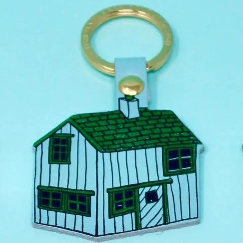 Home sweet home Key Ring - Turquoise