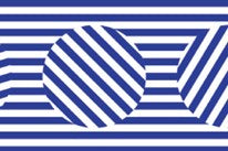 Ruban Washi à rayures bleues