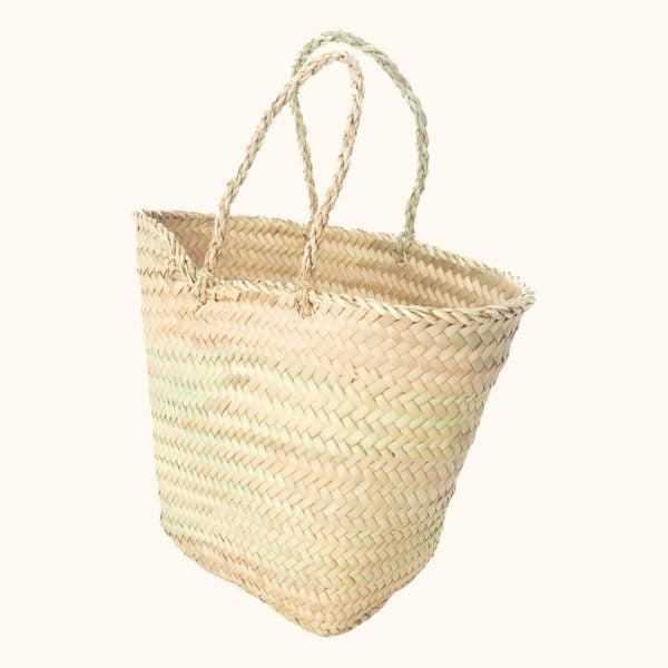 Panier à anse en palmier