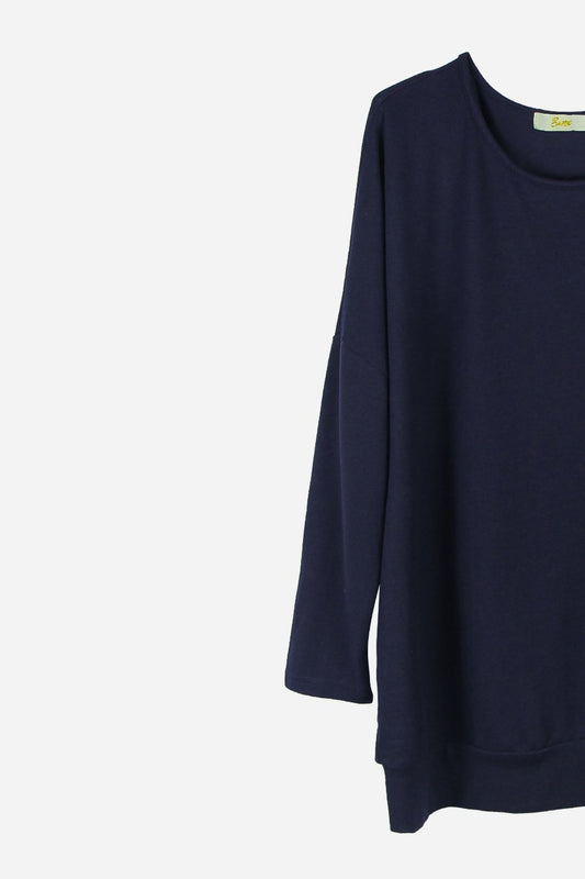 Navy Batwing Jumper