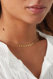 Necklace with Round Discs - Gold